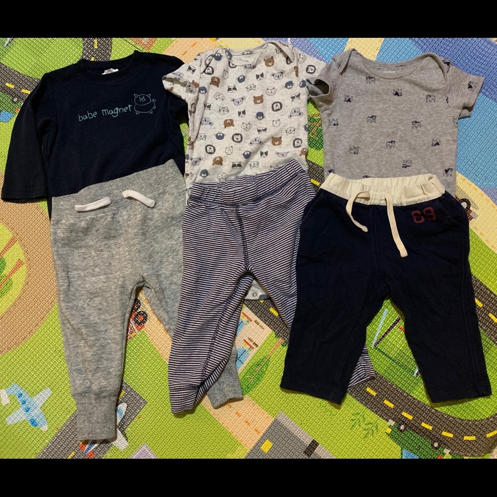 Baby Boy Clothes Bundle: 6-12 months